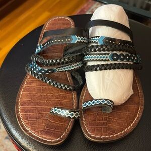 Sam Edelman leather slide on sandal size 8.5 US